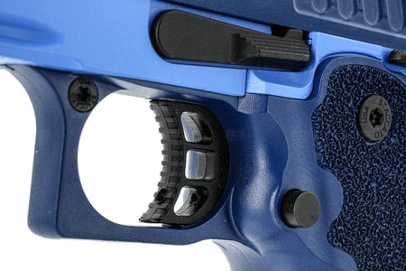 EMG Staccato Licensed CS 2011 Master Grip Hi-Capa GBB Pistol Airsoft ( by SAVIA ) ( Blue )