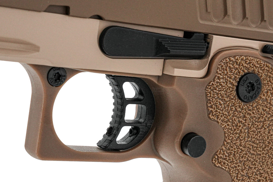 EMG Staccato Licensed CS 2011 Master Grip Hi-Capa GBB Pistol Airsoft ( by SAVIA ) ( DE )