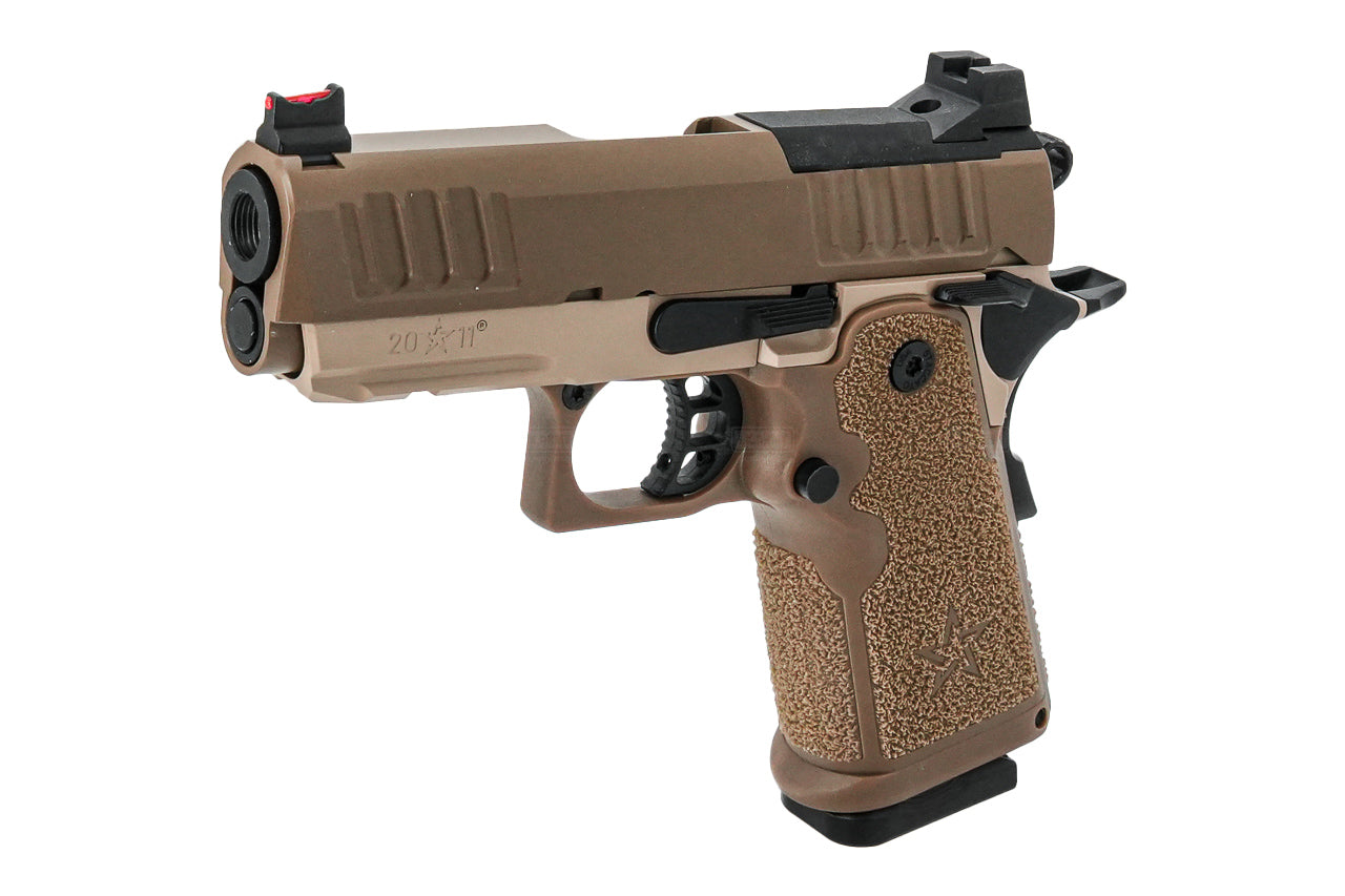 EMG Staccato Licensed CS 2011 Master Grip Hi-Capa GBB Pistol Airsoft ( by SAVIA ) ( DE )