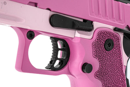 EMG Staccato Licensed CS 2011 Master Grip Hi-Capa GBB Pistol Airsoft ( by SAVIA ) ( Pink )