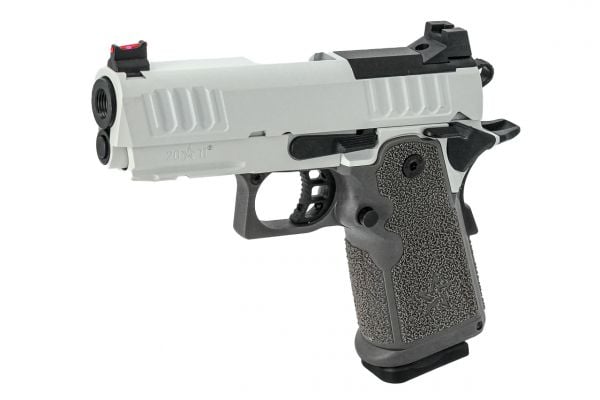 EMG Staccato Licensed CS 2011 Master Grip Hi-Capa GBB Pistol Airsoft ( by SAVIA ) ( White )