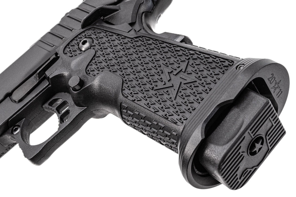 EMG Staccato Licensed P 2011 CNC AI Slide Hi-Capa GBBP Gas Blowback Pistol Airsoft ( Model: VIP Grip / CNC / Green Gas )