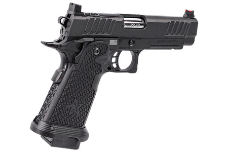 EMG Staccato Licensed P 2011 CNC AI Slide Hi-Capa GBBP Gas Blowback Pistol Airsoft ( Model: VIP Grip / CNC / Green Gas )