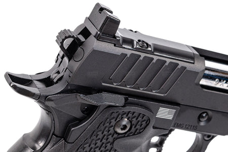 EMG Staccato Licensed P 2011 CNC AI Slide Hi-Capa GBBP Gas Blowback Pistol Airsoft ( Model: VIP Grip / CNC / Green Gas )