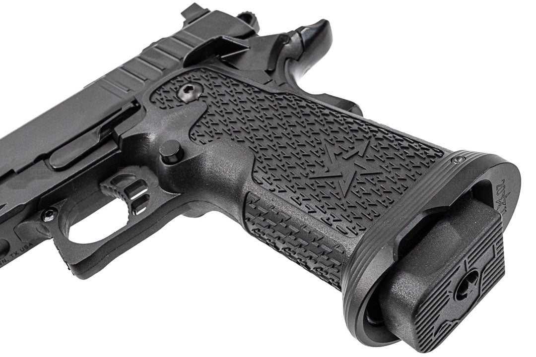 EMG Staccato Licensed XC 2011 CNC AI Slide Hi-Capa GBBP Gas Blowback Pistol Airsoft ( Model: VIP Grip / CNC / Green Gas )