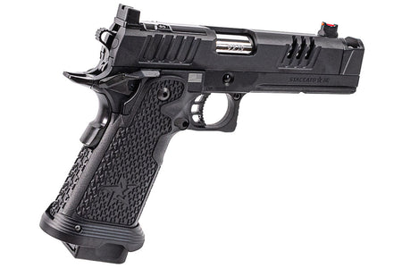 EMG Staccato Licensed XC 2011 CNC AI Slide Hi-Capa GBBP Gas Blowback Pistol Airsoft ( Model: VIP Grip / CNC / Green Gas )