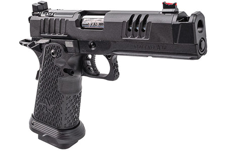 EMG Staccato Licensed XC 2011 CNC AI Slide Hi-Capa GBBP Gas Blowback Pistol Airsoft ( Model: VIP Grip / CNC / Green Gas )