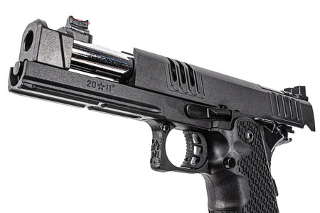 EMG Staccato Licensed XC 2011 CNC AI Slide Hi-Capa GBBP Gas Blowback Pistol Airsoft ( Model: VIP Grip / CNC / Green Gas )