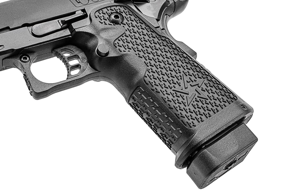 EMG Staccato Licensed XC 2011 CNC AI Slide Hi-Capa GBBP Gas Blowback Pistol Airsoft ( Model: VIP Grip / CNC / Green Gas )