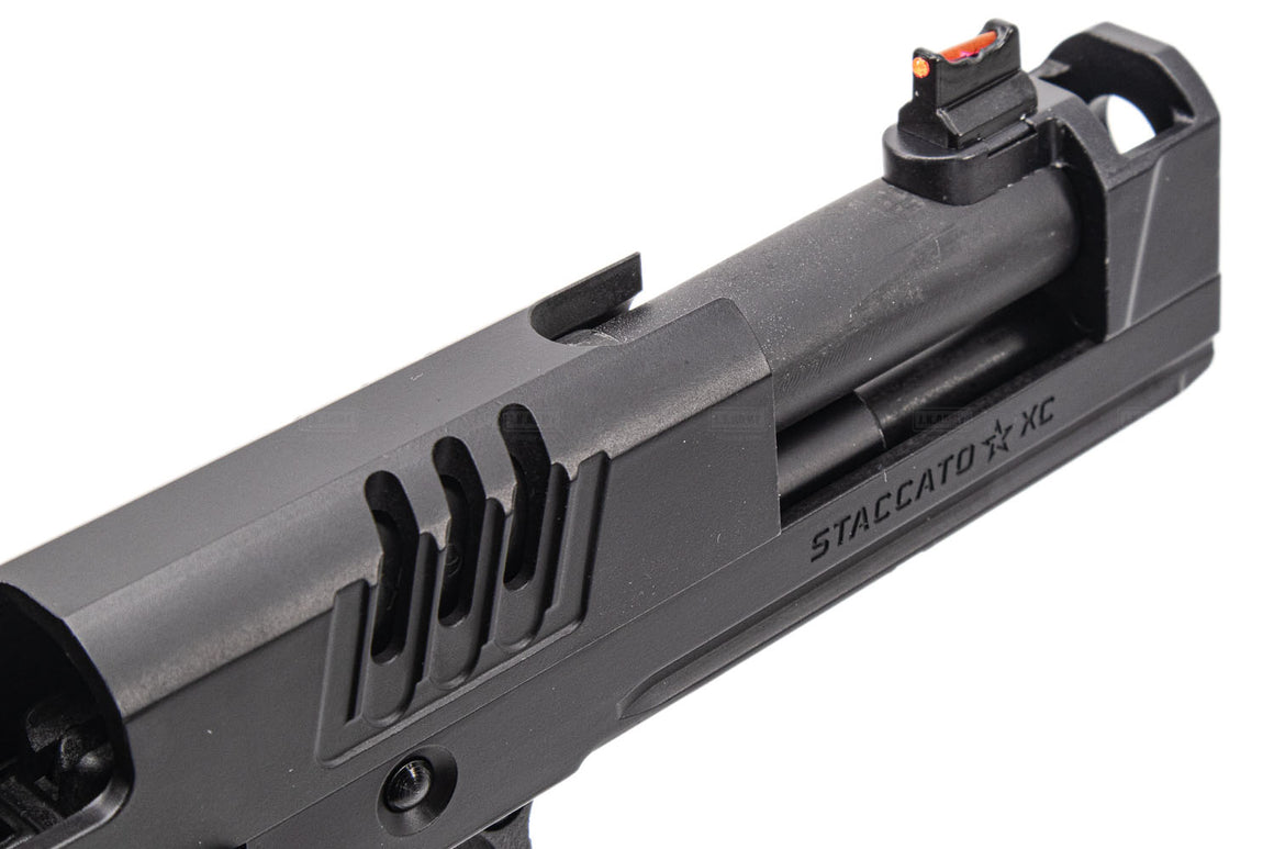 EMG Staccato Licensed XC 2011 Hi-Capa GBBP Gas Blowback Pistol Airsoft ( Model: VIP Grip / Standard / Green Gas )