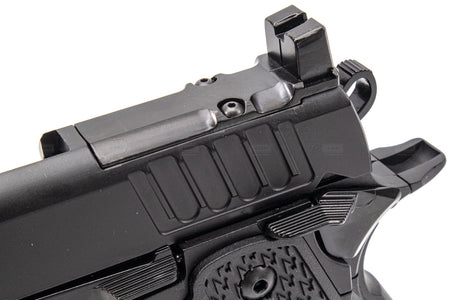 EMG Staccato Licensed XL 2011 CNC AI Slide Hi-Capa GBBP Gas Blowback Pistol Airsoft ( Model: VIP Grip / CNC / Green Gas )