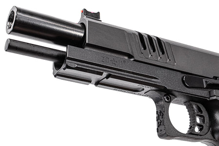 EMG Staccato Licensed XL 2011 CNC AI Slide Hi-Capa GBBP Gas Blowback Pistol Airsoft ( Model: VIP Grip / CNC / Green Gas )