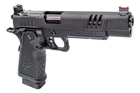 EMG Staccato Licensed XL 2011 CNC AI Slide Hi-Capa GBBP Gas Blowback Pistol Airsoft ( Model: VIP Grip / CNC / Green Gas )