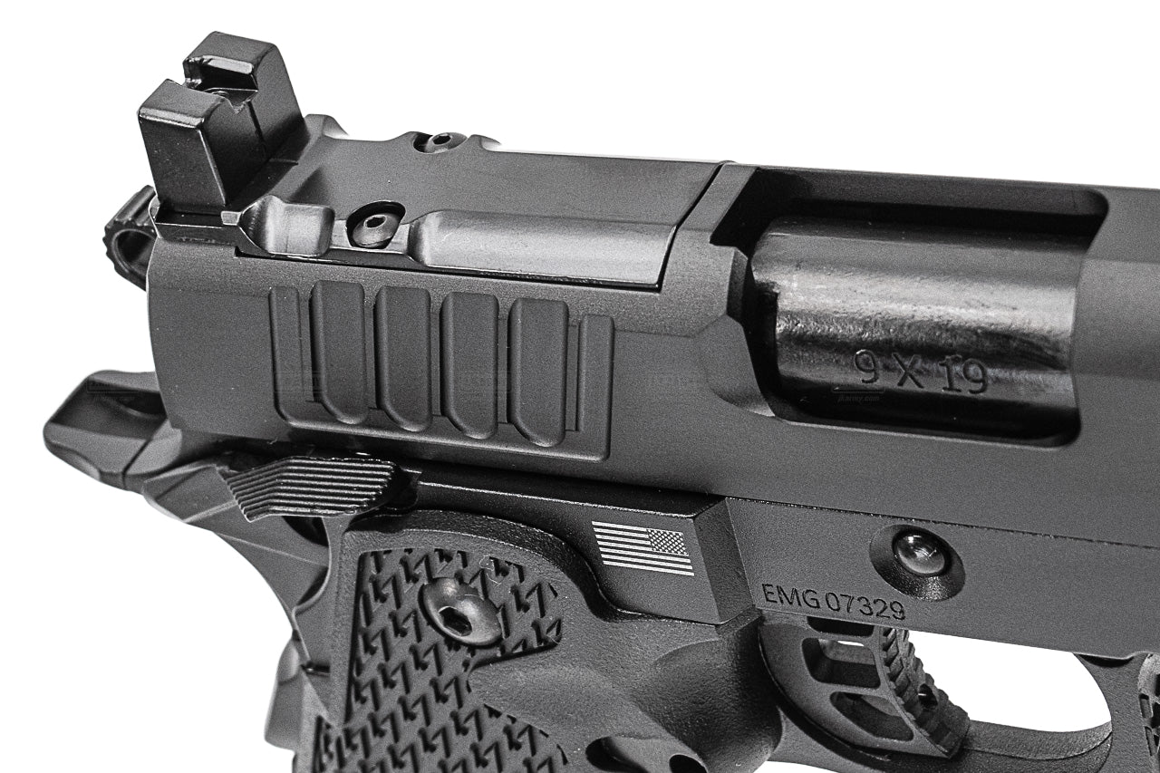 EMG Staccato Licensed XL 2011 CNC AI Slide Hi-Capa GBBP Gas Blowback Pistol Airsoft ( Model: VIP Grip / CNC / Green Gas )