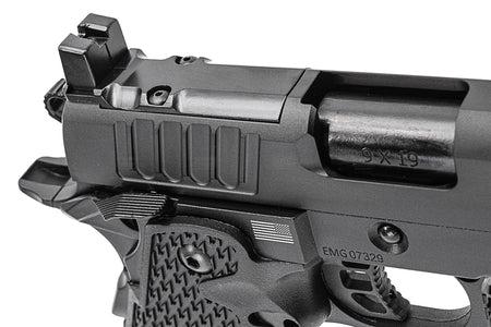 EMG Staccato Licensed XL 2011 CNC AI Slide Hi-Capa GBBP Gas Blowback Pistol Airsoft ( Model: VIP Grip / CNC / Green Gas )