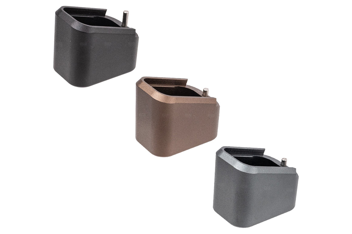 EMG TTI Magazine Pad Extension For Marui TM / WE GLK Gen3 Series ( G Model ) ( CNC Aluminum ) ( Licensed by Taran Tactical Innovations )-Dark Earth ( DE )