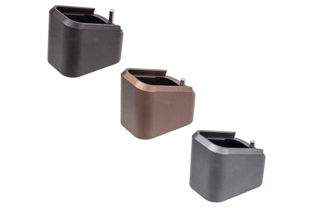 EMG TTI Magazine Pad Extension For Marui TM / WE GLK Gen3 Series ( G Model ) ( CNC Aluminum ) ( Licensed by Taran Tactical Innovations )-Dark Earth ( DE )
