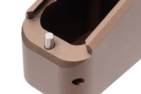 EMG TTI Magazine Pad Extension For Marui TM / WE GLK Gen3 Series ( G Model ) ( CNC Aluminum ) ( Licensed by Taran Tactical Innovations )-Dark Earth ( DE )