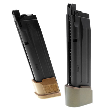 EMG TTI M17 M18 P320 Magazine Extensions Pad for SIG / VFC M17 M18 P320 GBBP Series ( Functional // +Gas +BBs Rds ) ( Licensed by Taran Tactical Innovations )-Grey