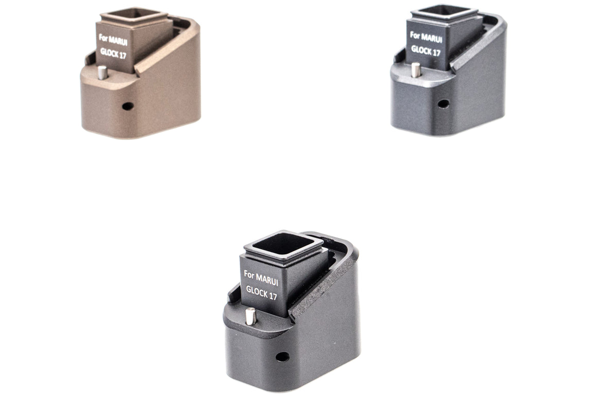 EMG TTI G17 Magazine Extensions Pad For ( UMAREX / VFC / Glock 17 ) / ( TM / WE G Model 17 ) ( Functional ) ( Licensed by Taran Tactical Innovations )-TM / WE Spec-Black