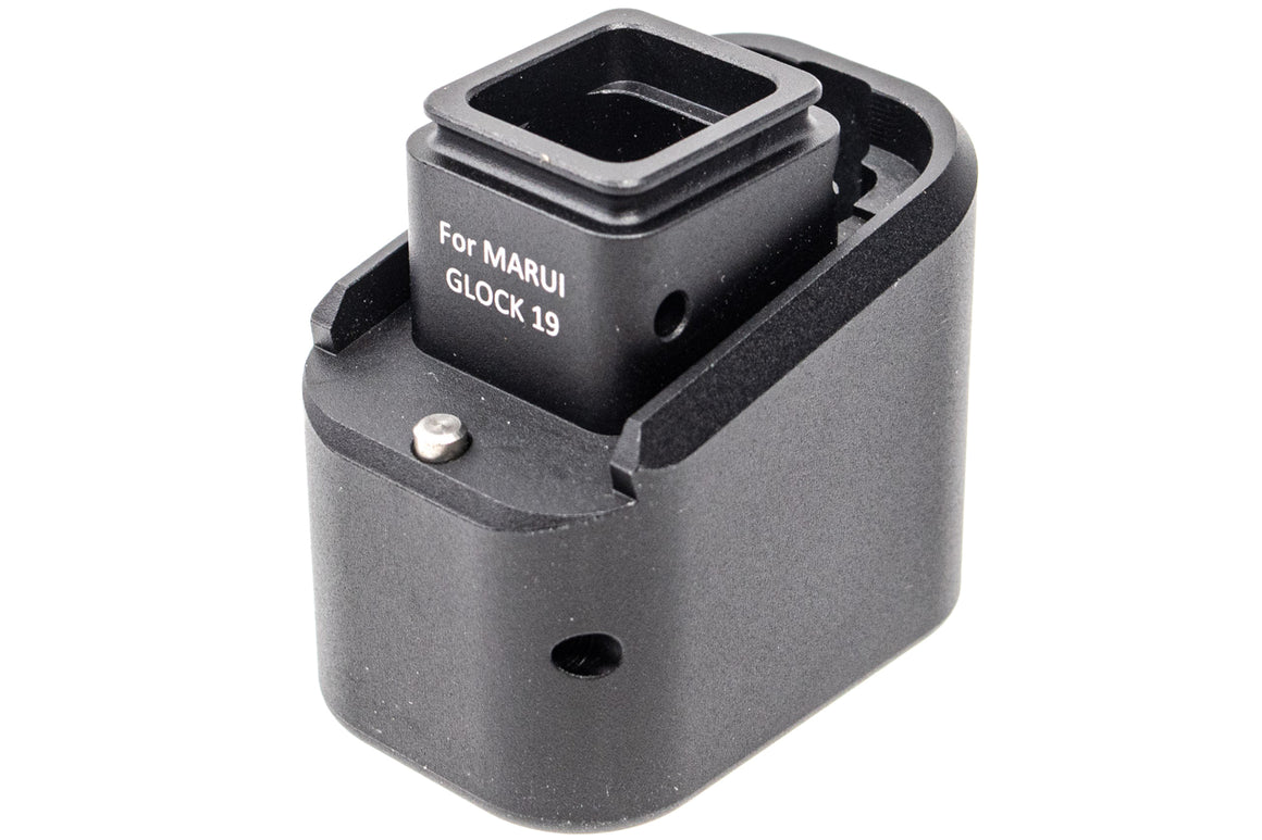 EMG TTI G19 Magazine Extensions Pad For ( UMAREX / VFC / Glock 19 ) / ( TM G Model 19 ) ( Functional ) ( Licensed by Taran Tactical Innovations )-Tokyo Marui ( TM )-Black