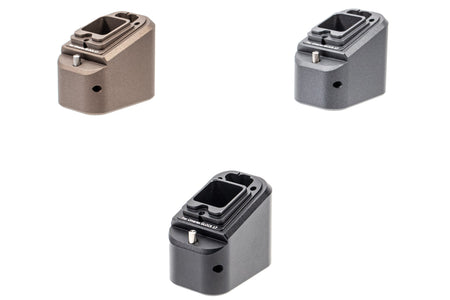 EMG TTI G17 Magazine Extensions Pad For ( UMAREX / VFC / Glock 17 ) / ( TM / WE G Model 17 ) ( Functional ) ( Licensed by Taran Tactical Innovations )-TM / WE Spec-Black