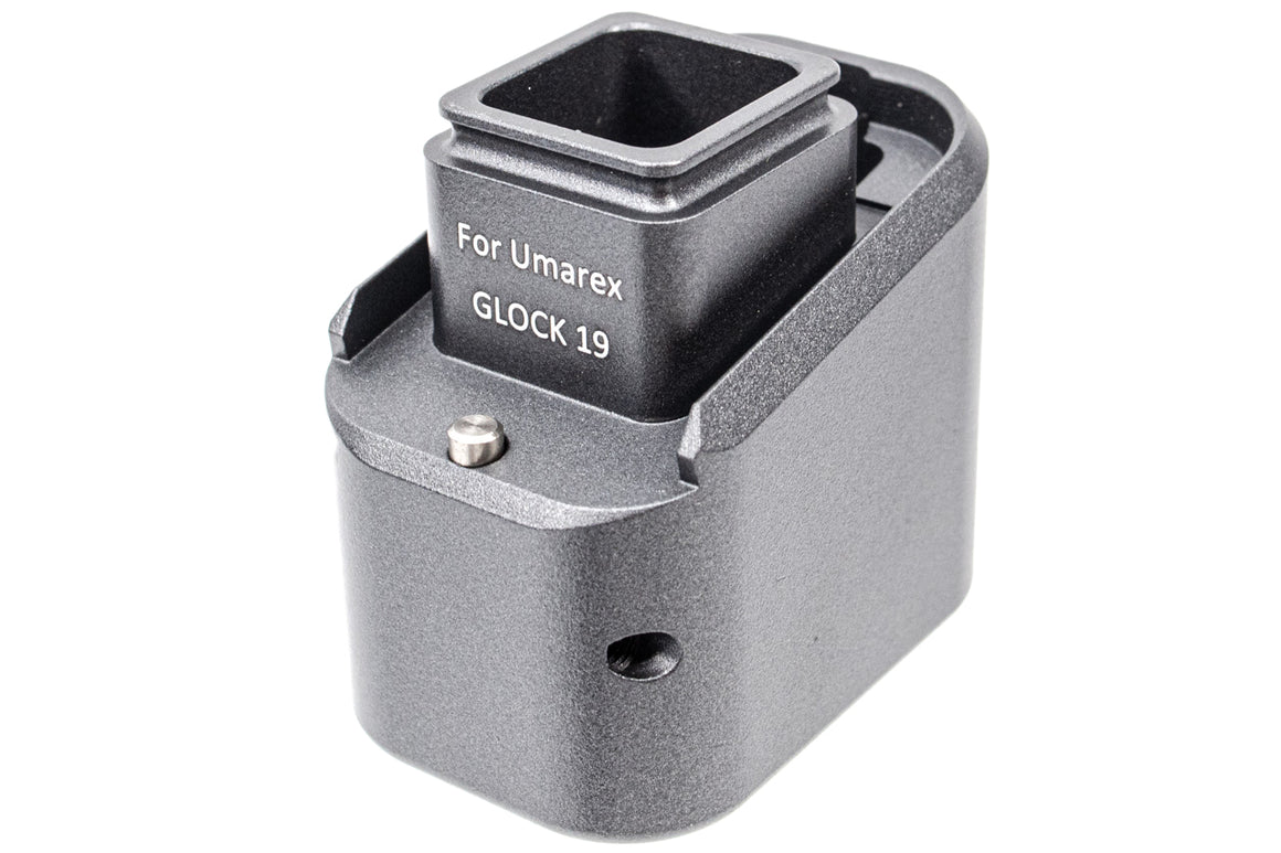 EMG TTI G19 Magazine Extensions Pad For ( UMAREX / VFC / Glock 19 ) / ( TM G Model 19 ) ( Functional ) ( Licensed by Taran Tactical Innovations )-Tokyo Marui ( TM )-Black