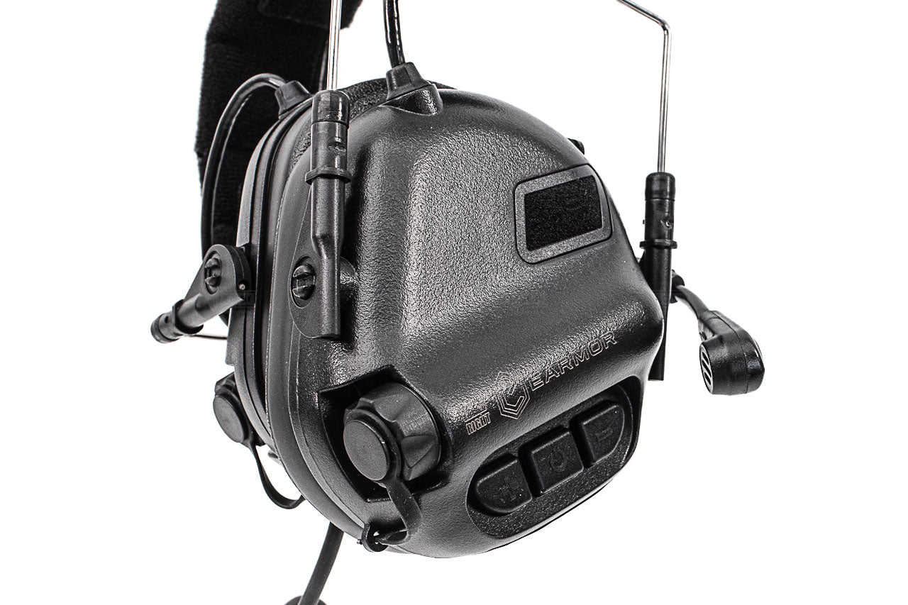 Earmor Tactical Electronic Hearing Protection M32X Plus Digital Noise Canceling Headset-FDE