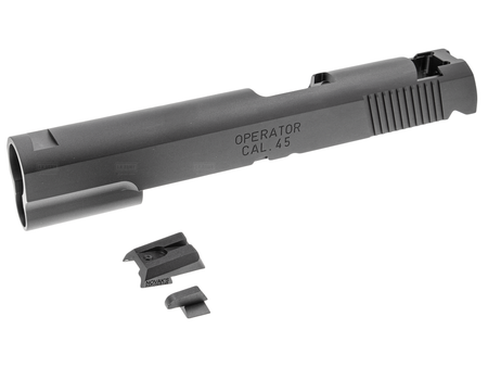 Enigma CNC Aluminum SA FBI HRT Style 1911 Slide Set For Tokyo Marui MEU 1911 GBB Pistol Airsoft