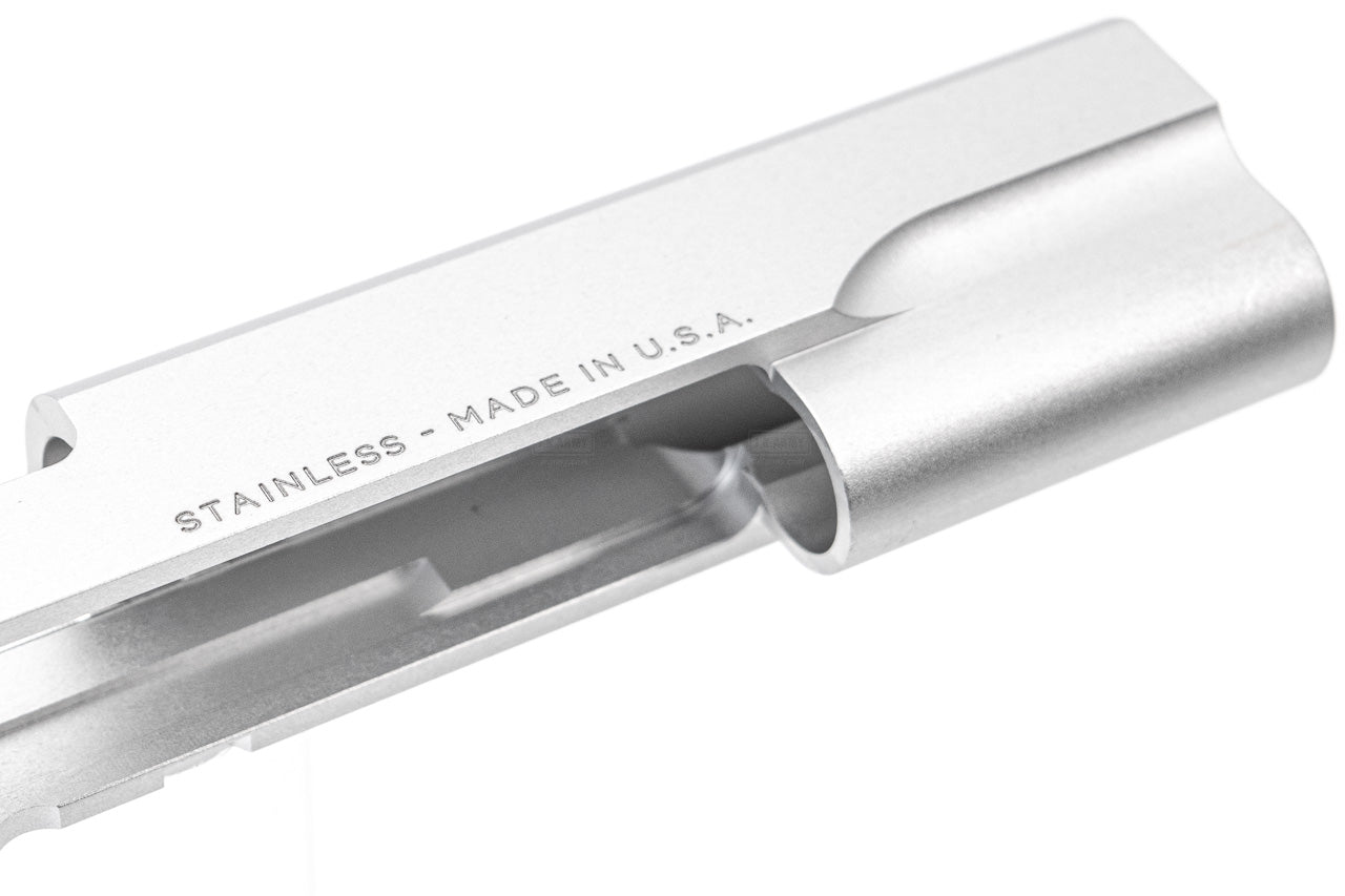 Enigma Hard Baller Style Slide for Tokyo Marui MEU GBB Pistol Airsoft Series ( Silver )