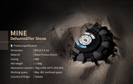 Silent Dry SD - MINE Gun Safe Dehumidifier Stone ( 1 Piece )
