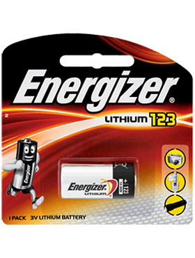 Energizer Specialty Lithium 123 CR123A 3V Battery 1pc ( 勁量電池 )