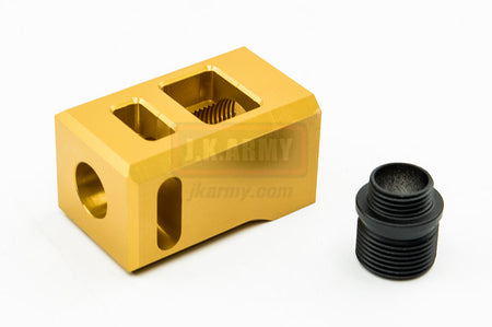 ESD Aluminum Compensator For 14mm CCW ( /w 11mm CCW Adapter ) ( BK )