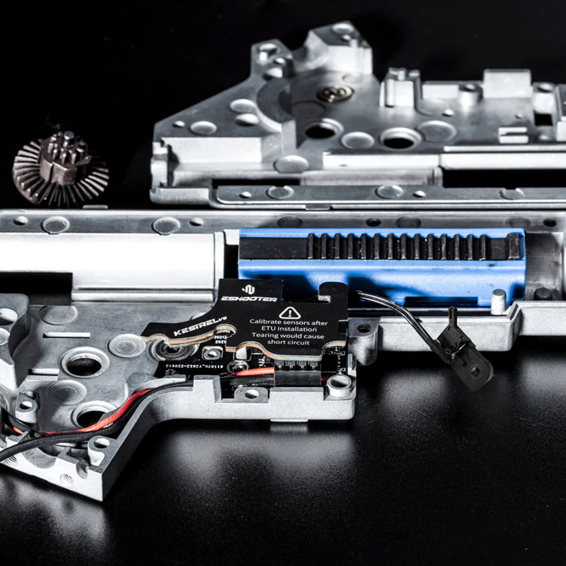 Eshooter Kestrel V2 ETU for V2 Gearbox AEG ( Wire: Backwired / Frontwired ) ( MOSFET, App, Bluetooth, Electronic Trigger )-Wire: Backwired