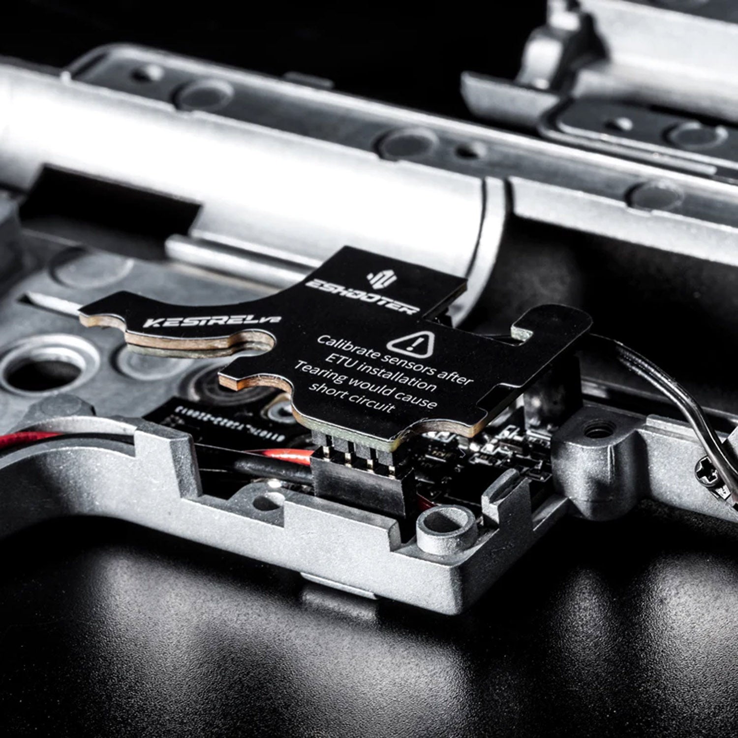 Eshooter Kestrel V2 ETU for V2 Gearbox AEG ( Wire: Backwired / Frontwired ) ( MOSFET, App, Bluetooth, Electronic Trigger )-Wire: Backwired