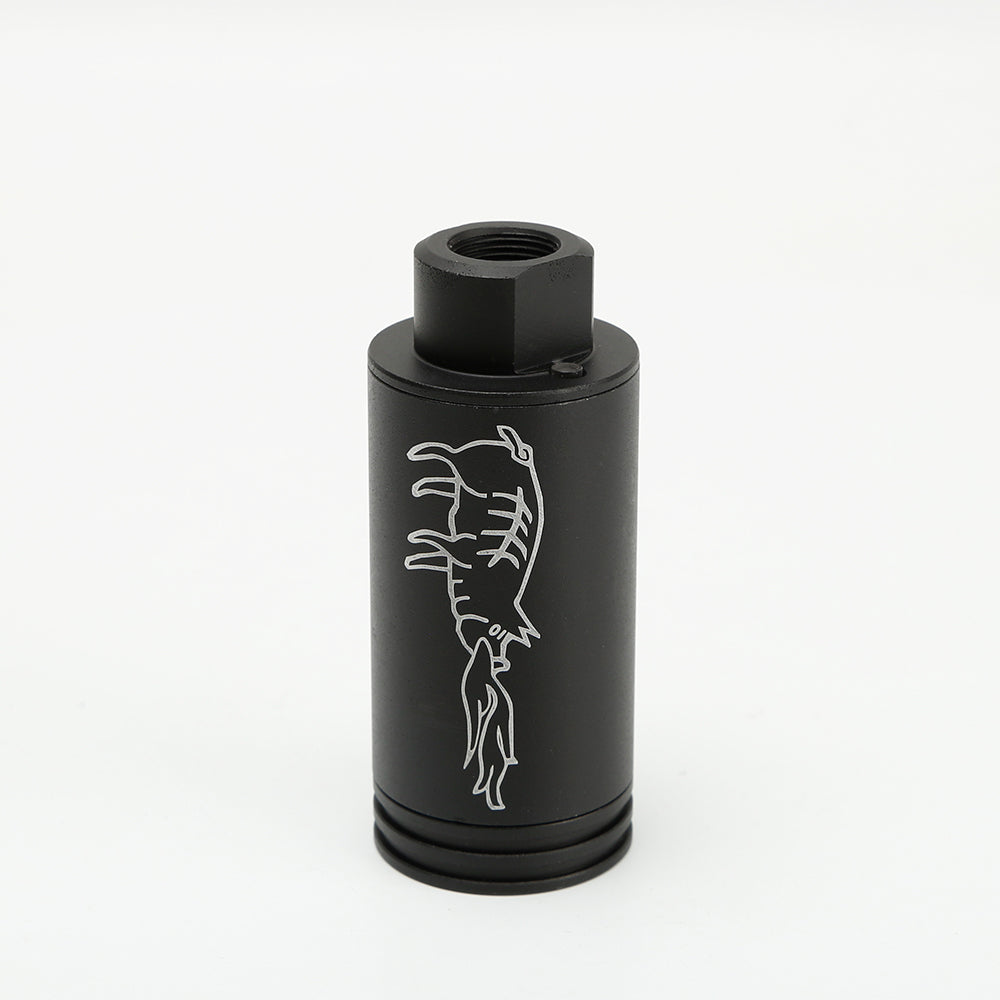 Spitfire Tracer Unit with Flame Effect 14mm CCW ( Black ) ( Fire Breathing Pig Style )-No Marking Style