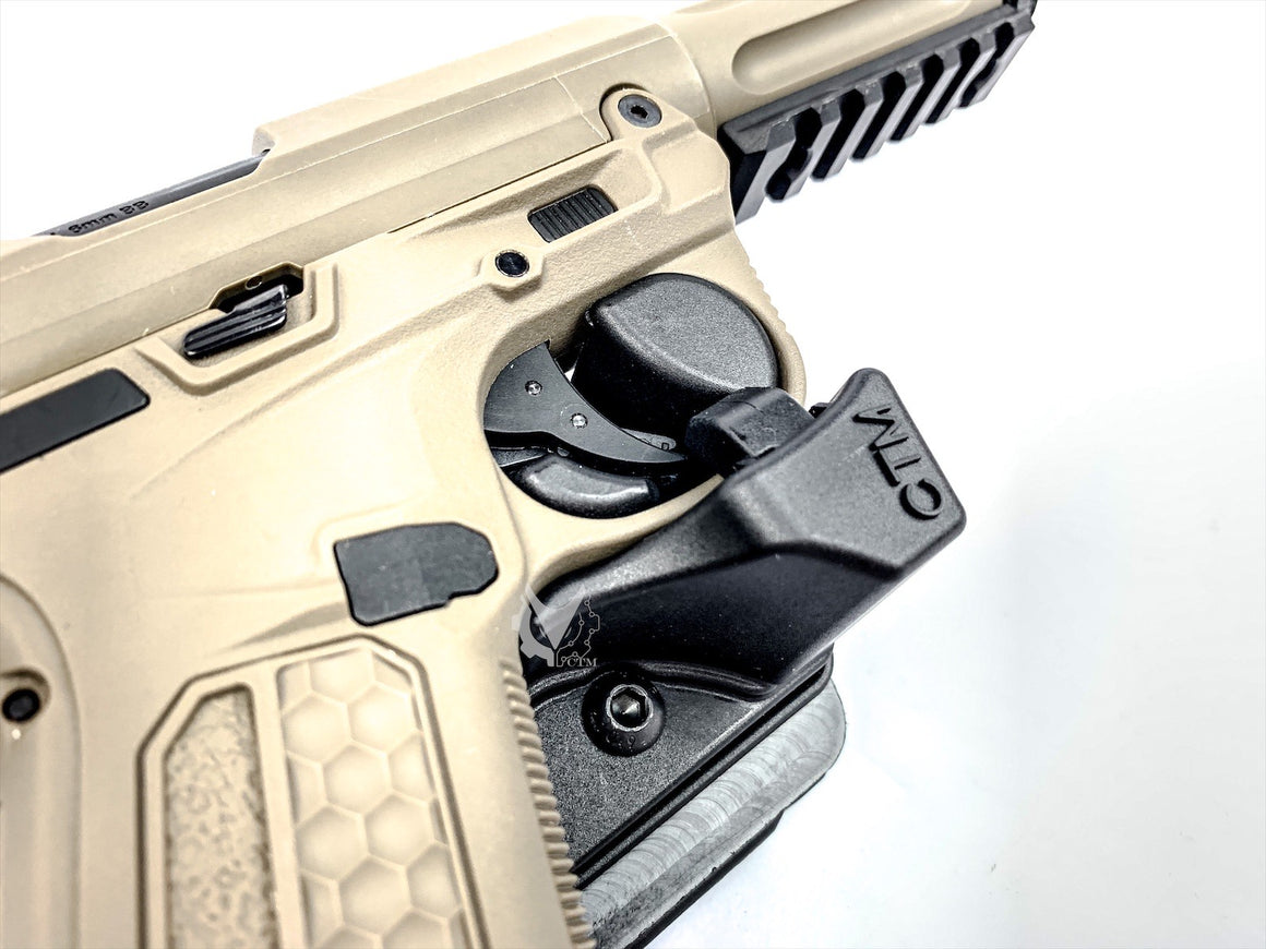 CTM AAP01 Pistol Speed Holster Nylon ( Black ) ( AAP-01 ) ( Right hand version )