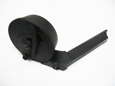 WE 50rd Drum Magazine for P08 GBB Series (Black / Silver)