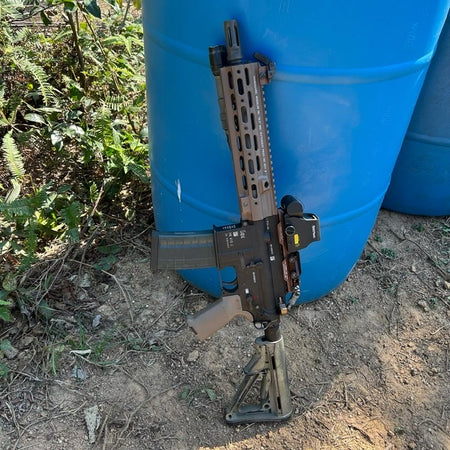 Alpha H&K License PTW M4 Series 120 Rds Polymer Magazine ( Black ) ( H&K PTW M4 Polymer Magazine )