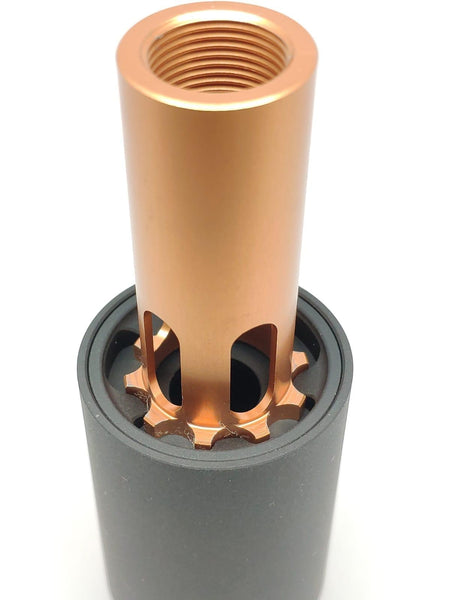 RGW OBS Style 45 Dummy Barrel Extension 14mm CCW BK