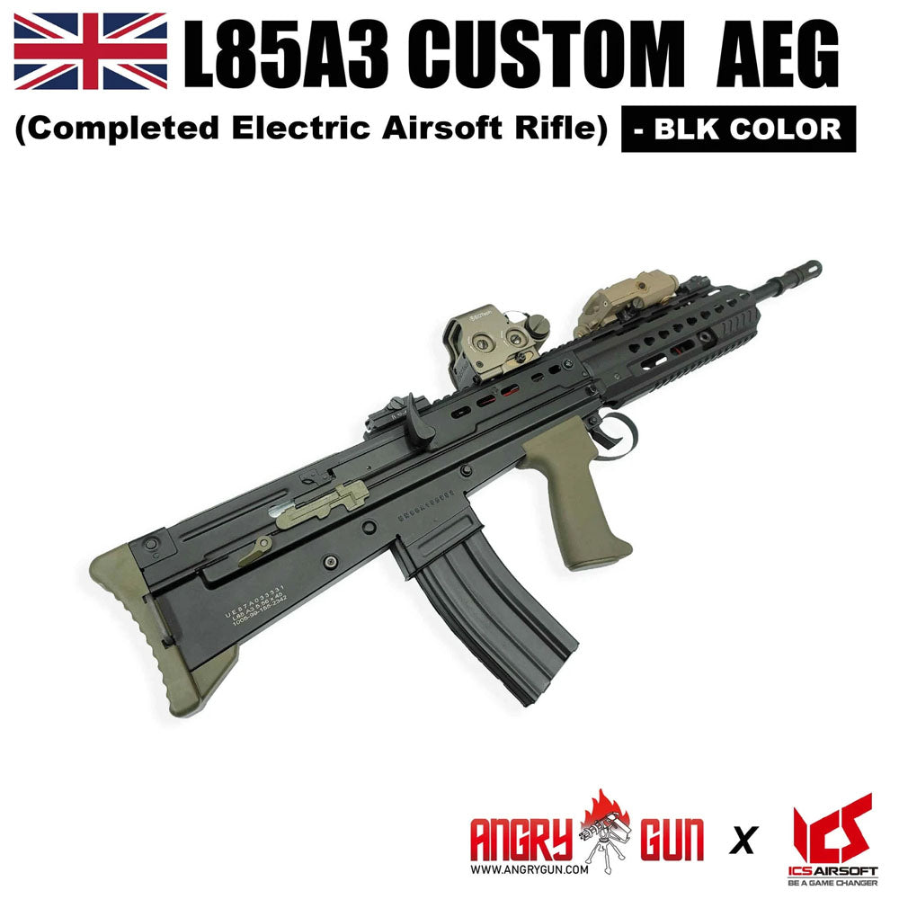 Angry Gun X ICS L85A3 AEG Airsoft Electric Rifle ( Black )
