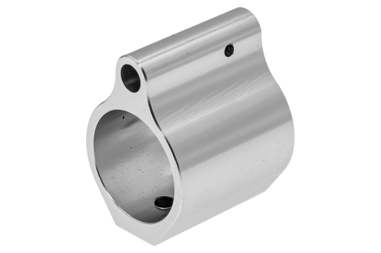 FCC Aluminum Low Profile Dummy Gas Block Silver ( No marking )