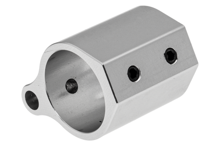FCC Aluminum Low Profile Dummy Gas Block Silver ( No marking )