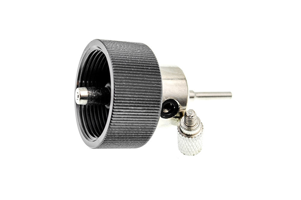 FCC Propane Adapter Charger with Silicone Oil Port ( Black )