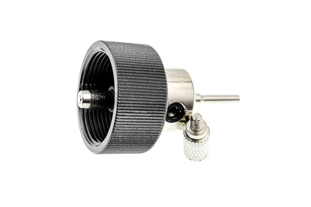 FCC Propane Adapter Charger with Silicone Oil Port ( Black )