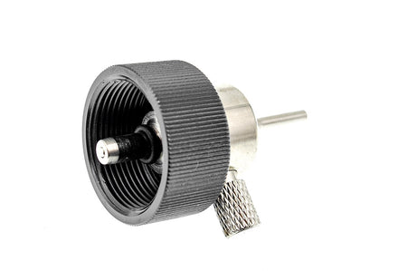 FCC Propane Adapter Charger with Silicone Oil Port ( Black )