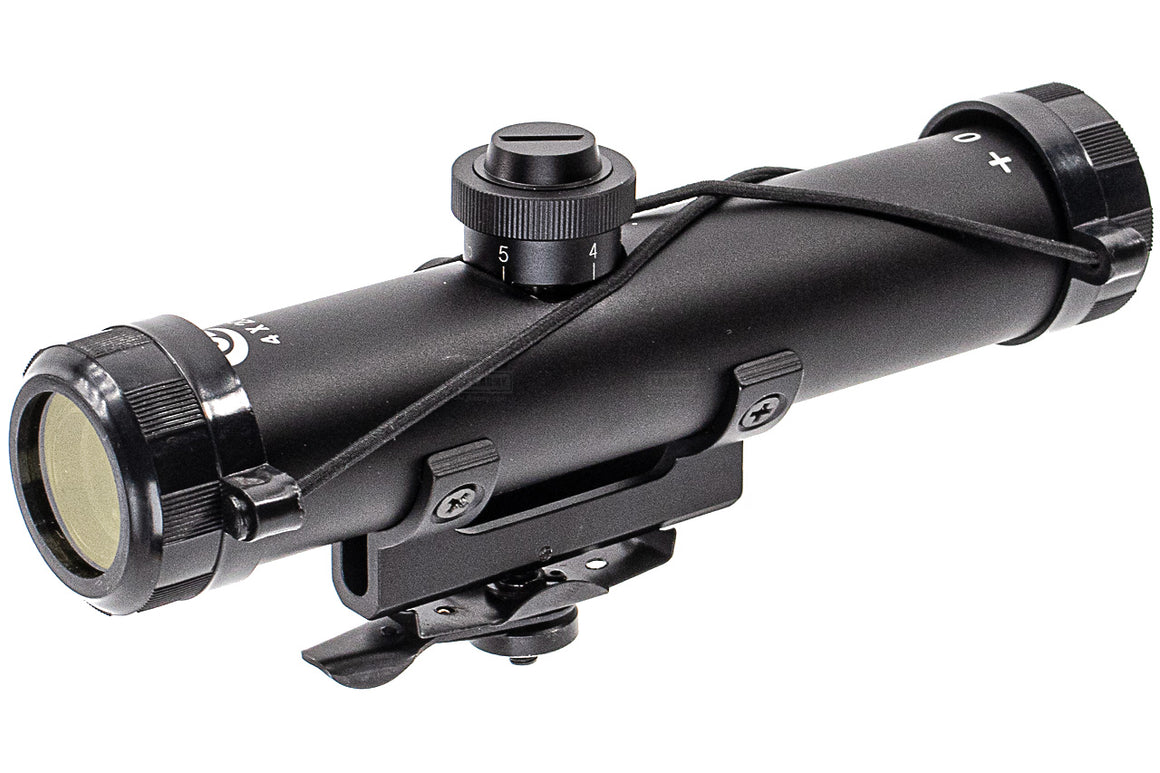 FCW C Style 4x20mm Sight Carry Handle Rifle Scope Replica