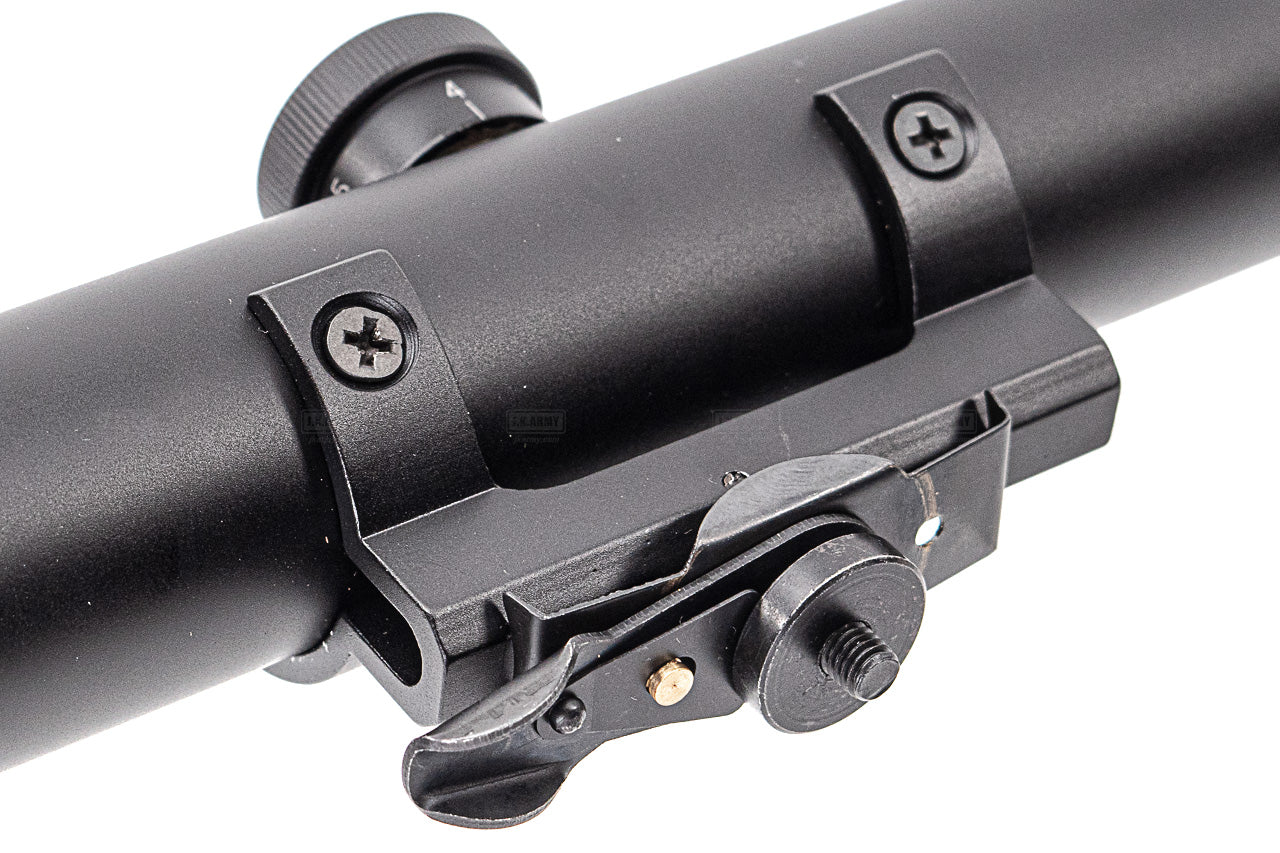 FCW C Style 4x20mm Sight Carry Handle Rifle Scope Replica