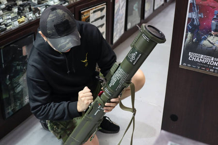 AT-4 Rocket Launcher 40mm 6mm BB Airsoft Grenade Launcher ( Fiberglass )