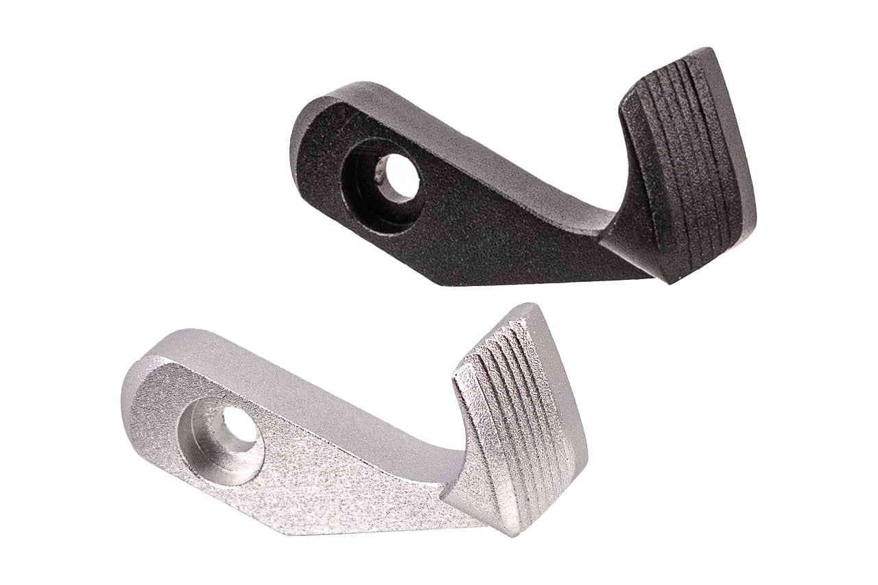 FCW CNC Aluminum Extended Cylinder Release For ARES S&W 686 CO2 Revolver Series-Silver